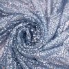 90inch x 132inch Dusty Blue Premium Sequin Rectangle Tablecloth#whtbkgd