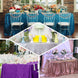 90x156" Purple Premium Sequin Rectangle Tablecloth