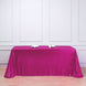 90"x156" Fuchsia Premium Sequin Rectangle Tablecloth