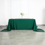 90x156inch Hunter Emerald Green Premium Sequin Rectangle Tablecloth