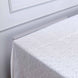 90x156" White Premium Sequin Rectangle Tablecloth