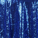 90inch Royal Blue Premium Sequin Round Tablecloth