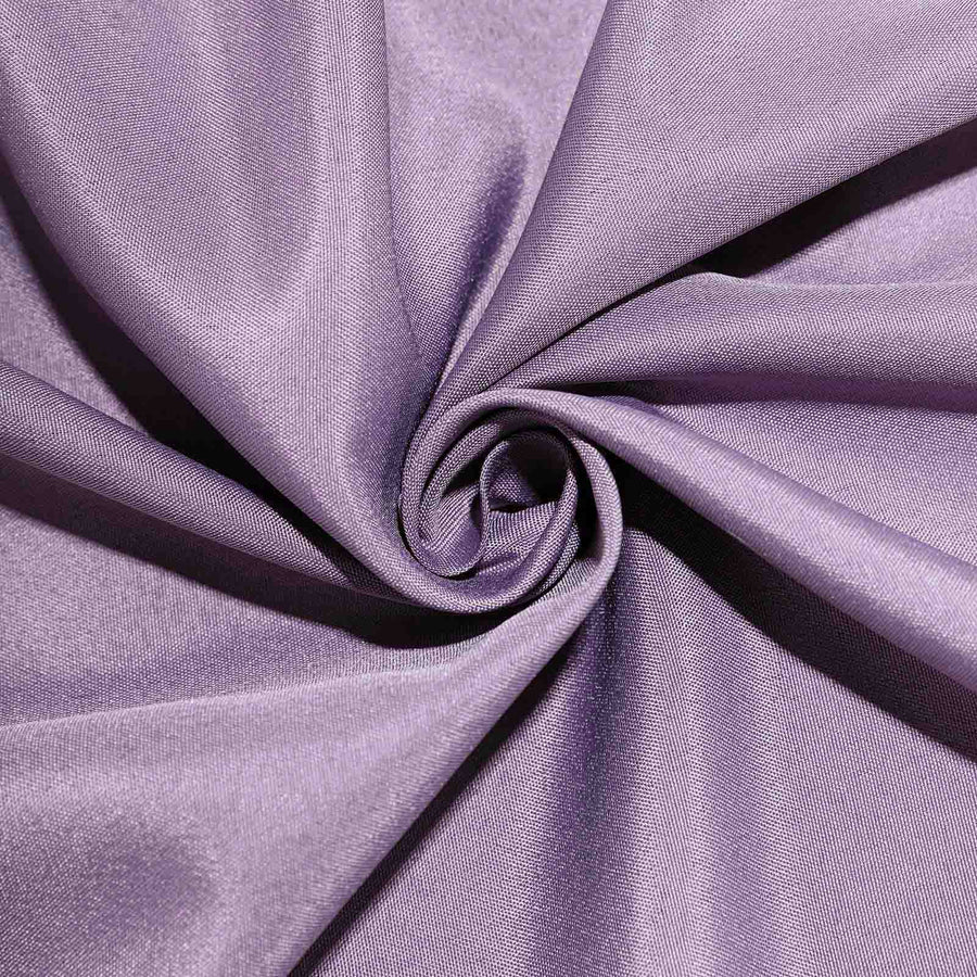 108inch Violet Amethyst Polyester Round Tablecloth#whtbkgd