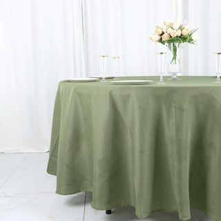 Create a Chic and Elegant Atmosphere with the Dusty Sage Green Tablecloth