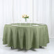 108inch Eucalyptus Sage Green Polyester Round Tablecloth
