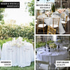108inch Ivory Polyester Round Tablecloth