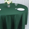 108inch Hunter Emerald Green Polyester Round Tablecloth