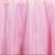108inch Pink Polyester Round Tablecloth