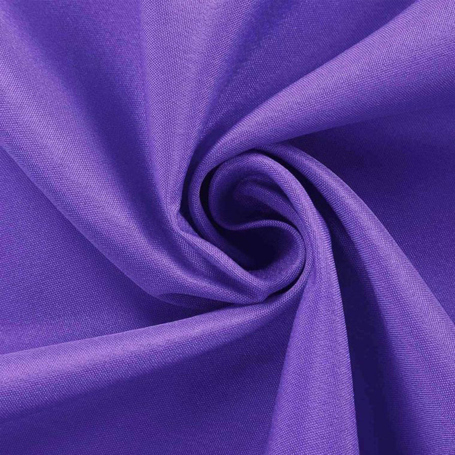 108inch Purple Polyester Round Tablecloth#whtbkgd