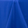 108inch Royal Blue 200 GSM Seamless Premium Polyester Round Tablecloth#whtbkgd
