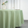 108inch Sage Green Polyester Round Tablecloth