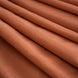 Terracotta (Rust) Seamless Polyester Round Tablecloth - 108inch
