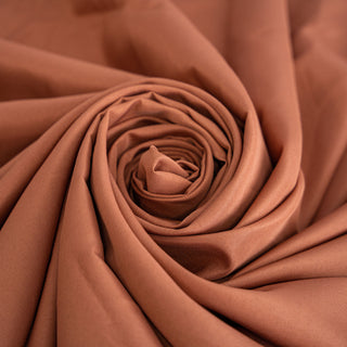Terracotta (Rust) Round Tablecloth for Stylish Table Décor