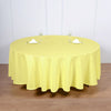 108inch Yellow Polyester Round Tablecloth