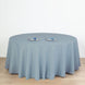 120 inches Dusty Blue Polyester Round Tablecloth