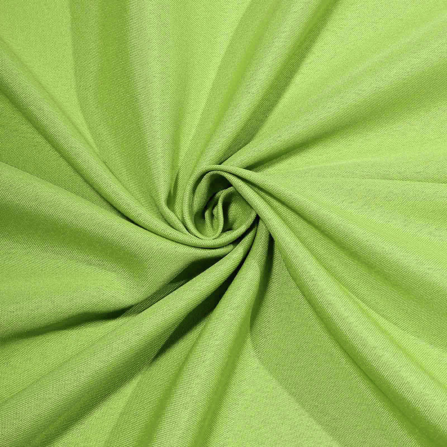 120 Inch | Apple Green Polyester Round Tablecloth#whtbkgd