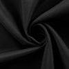 120" Black Polyester Round Tablecloth#whtbkgd