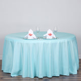Elevate Your Event with the Stunning Blue Round Tablecloth