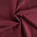 120" Burgundy Polyester Round Tablecloth#whtbkgd