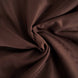 90Inch Chocolate Polyester Round Tablecloth#whtbkgd