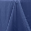 120inch Navy Blue 200 GSM Seamless Premium Polyester Round Tablecloth#whtbkgd