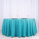120inch Turquoise Polyester Round Tablecloth