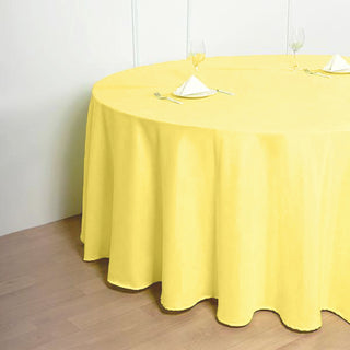Versatile and Stylish Yellow Tablecloth for Any Occasion