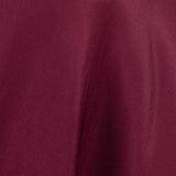 132inch Burgundy 200 GSM Seamless Premium Polyester Round Tablecloth#whtbkgd