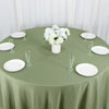 132inch Eucalyptus Sage Green Seamless Polyester Round Tablecloth