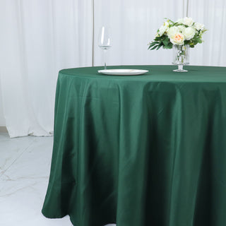 Durable and Versatile Polyester Round Tablecloth for Any Event