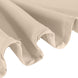 132Inch Nude Seamless Polyester Round Tablecloth