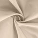 132Inch Nude Seamless Polyester Round Tablecloth#whtbkgd