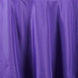 132Inch Purple Seamless Polyester Round Tablecloth