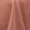 132inch Terracotta 200 GSM Seamless Premium Polyester Round Tablecloth#whtbkgd