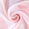 90"x156" | Stripe Satin Rectangle Tablecloth | Blush/Rose Gold & White | Seamless