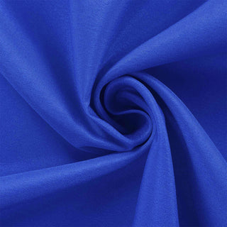 Elevate Your Dining Experience with the Royal Blue Polyester Rectangular Tablecloth