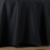54 inch x 54 inch Black 200 GSM Seamless Premium Polyester Square Tablecloth#whtbkgd