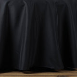54 inch x 54 inch Black 200 GSM Seamless Premium Polyester Square Tablecloth#whtbkgd