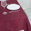 54inch Burgundy 200 GSM Seamless Premium Polyester Square Table Overlay