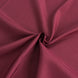 54inch Burgundy 200 GSM Seamless Premium Polyester Square Tablecloth#whtbkgd