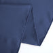 54inch Navy Blue 200 GSM Seamless Premium Polyester Square Table Overlay