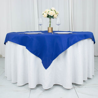 Elevate Your Event with the Royal Blue Table Overlay