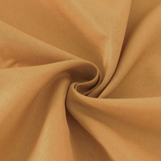 Add Glamour to Your Tables with the Gold Seamless Polyester Tablecloth