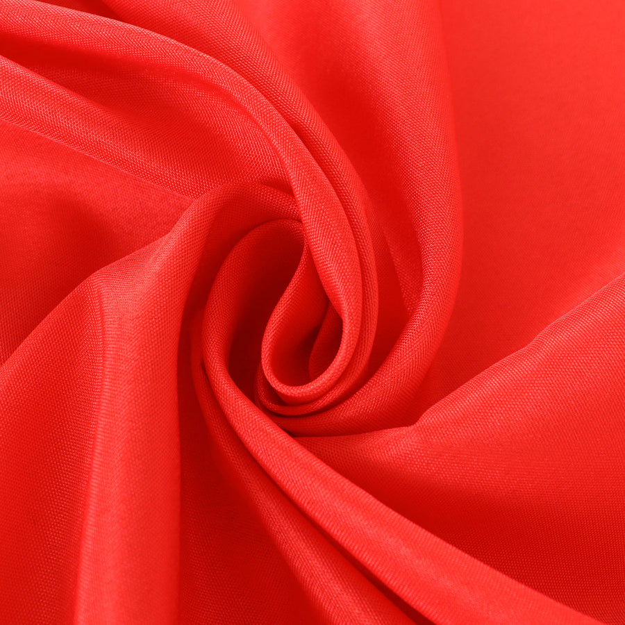 54x96Inch Red Polyester Linen Rectangle Tablecloth#whtbkgd