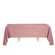 60"x102" Dusty Rose Polyester Rectangular Tablecloth
