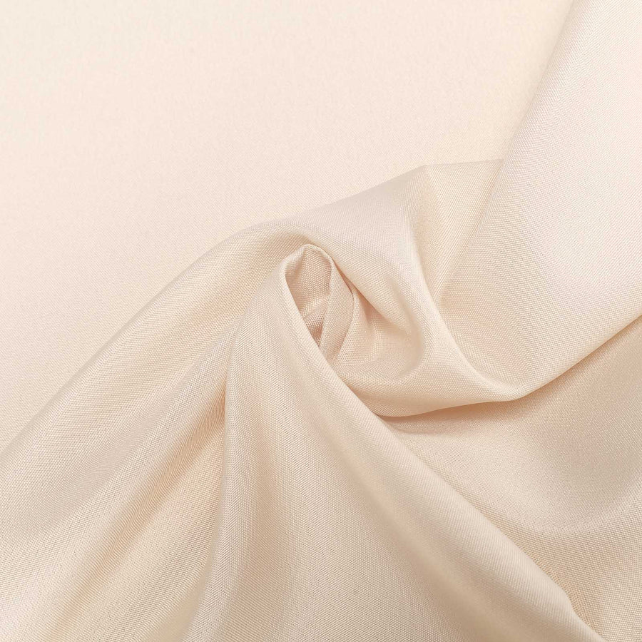 Beige Seamless Polyester Rectangular Tablecloth - 60inch x 102inch#whtbkgd