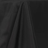 60x102inch Black 200 GSM Seamless Premium Polyester Rectangular Tablecloth#whtbkgd