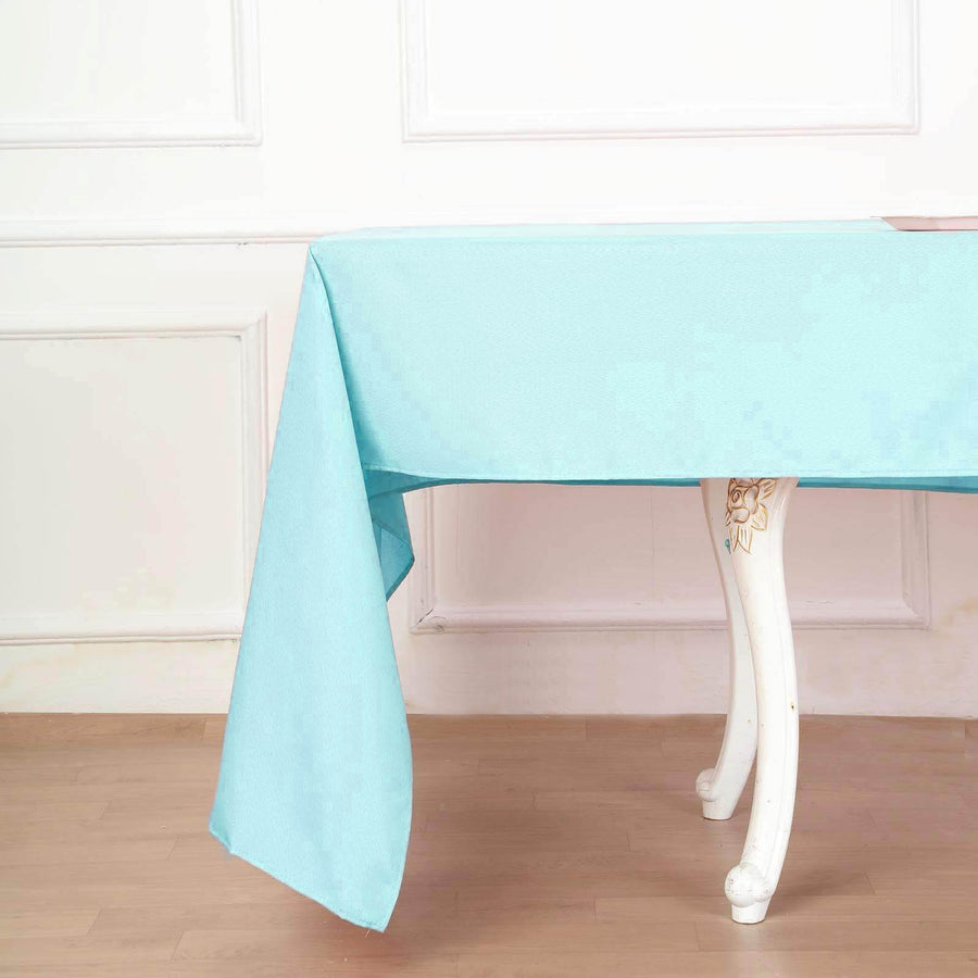 60x102inch Polyester Tablecloth - Blue