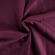 60x102inch Polyester Tablecloth - Eggplant#whtbkgd
