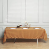 Add Elegance to Your Event with the Gold Seamless Polyester Tablecloth